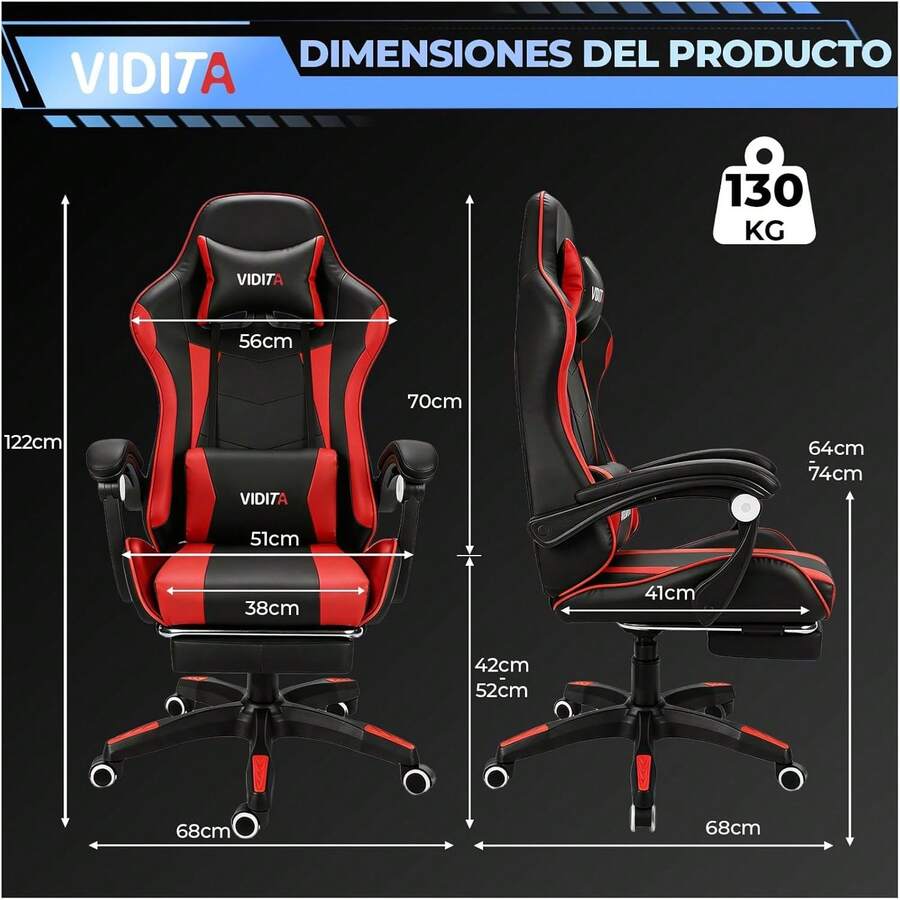 Silla ergonómica Gamer