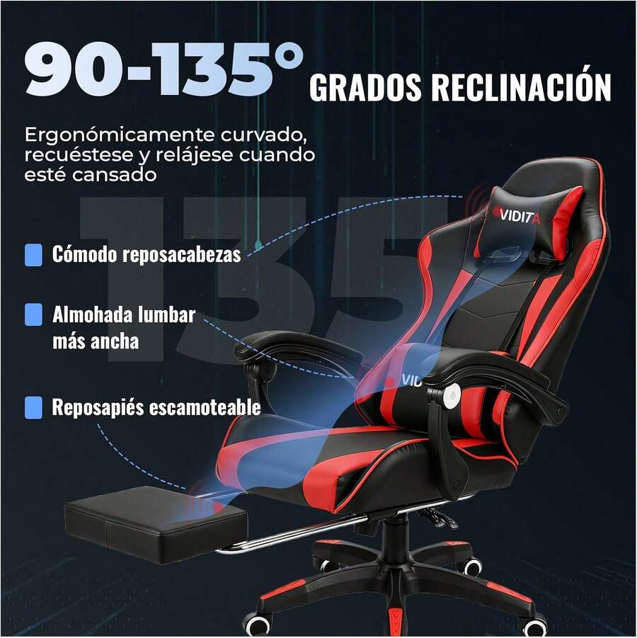 Silla ergonómica Gamer