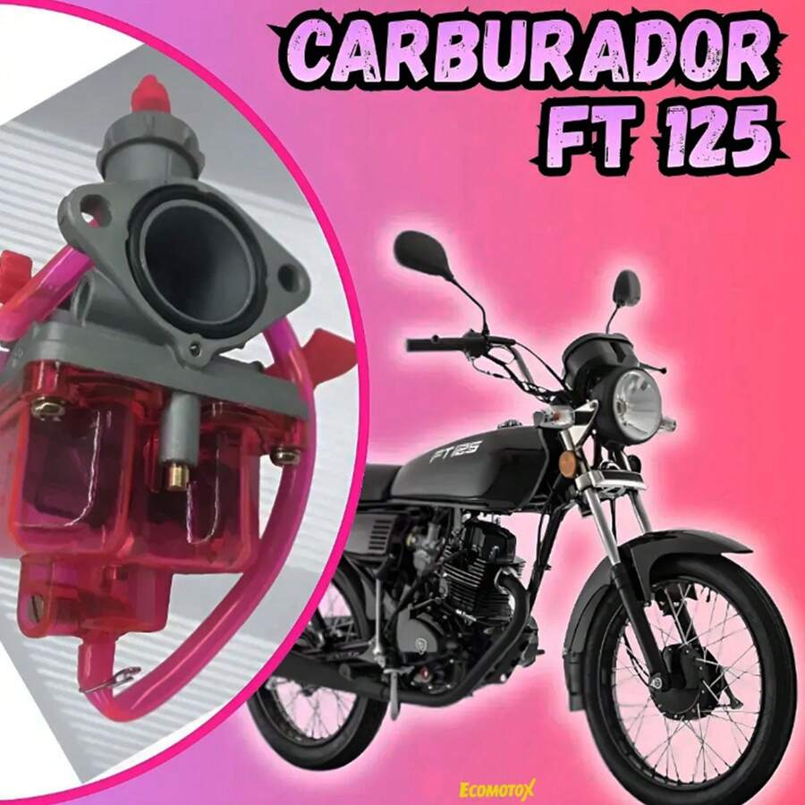 Carburador Color Fiusha Compatible con FT125 / DM125 / DT125 / 125Z