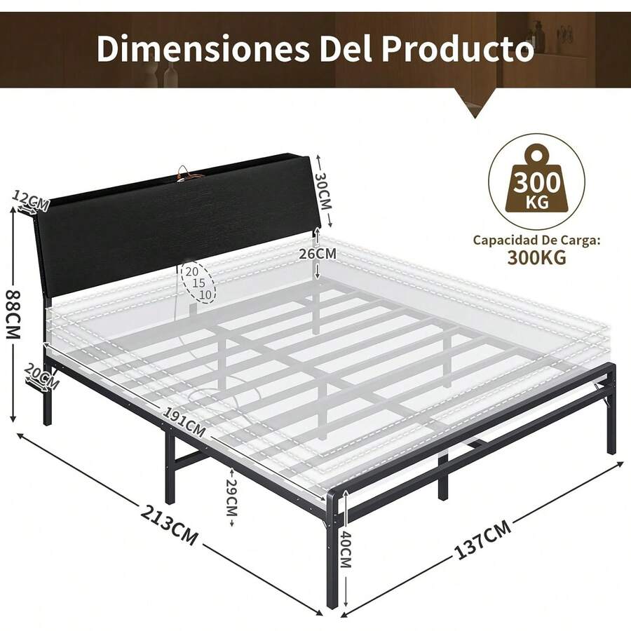 Base Cama Matrimonial