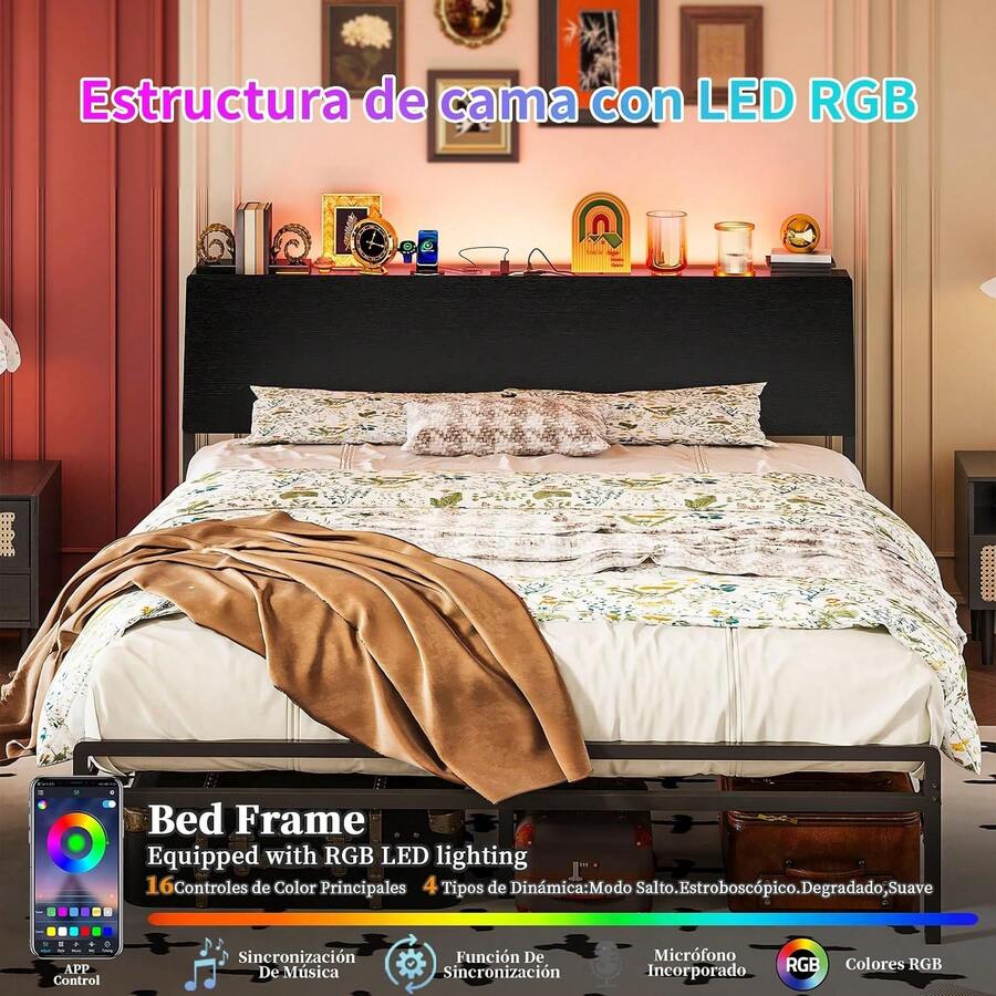 Base Cama Matrimonial