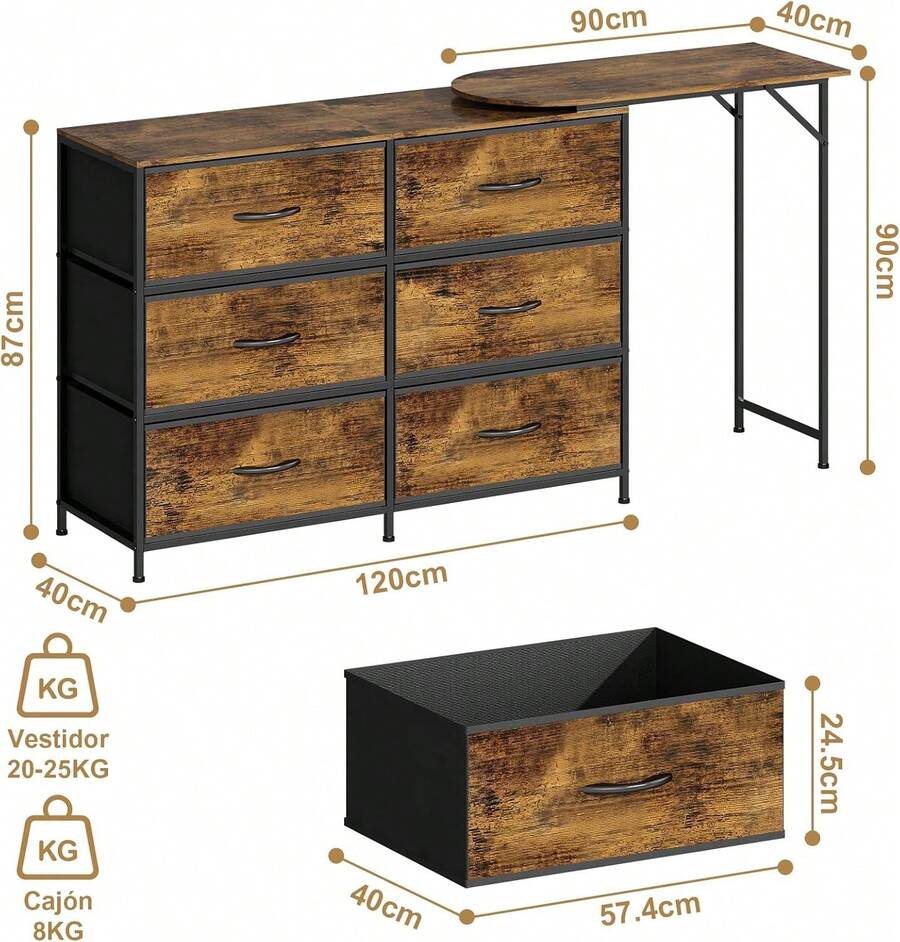 Cajonera para Ropa