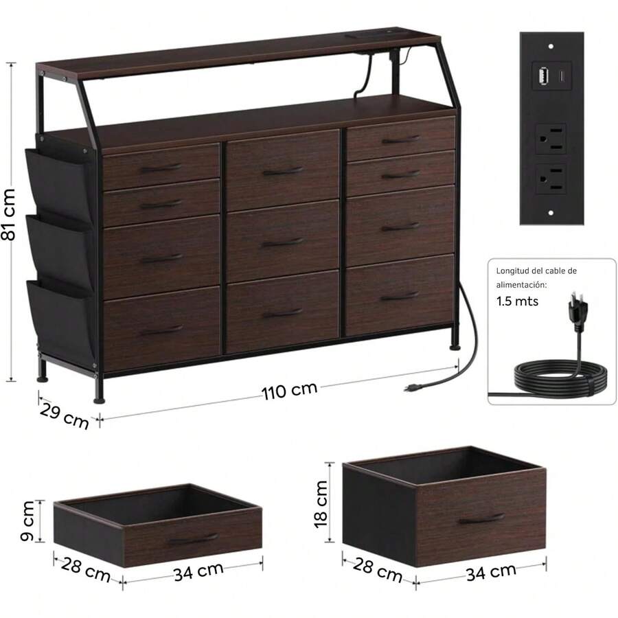Cajonera para Recamara