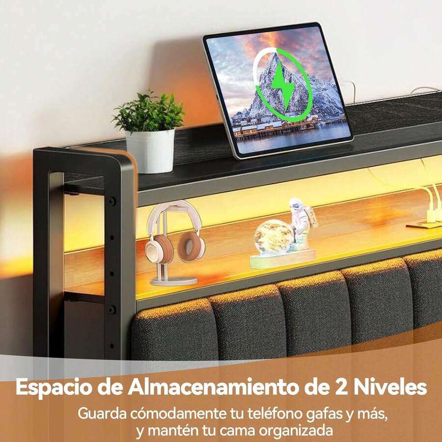 Cabecera Matrimonial - con Luz