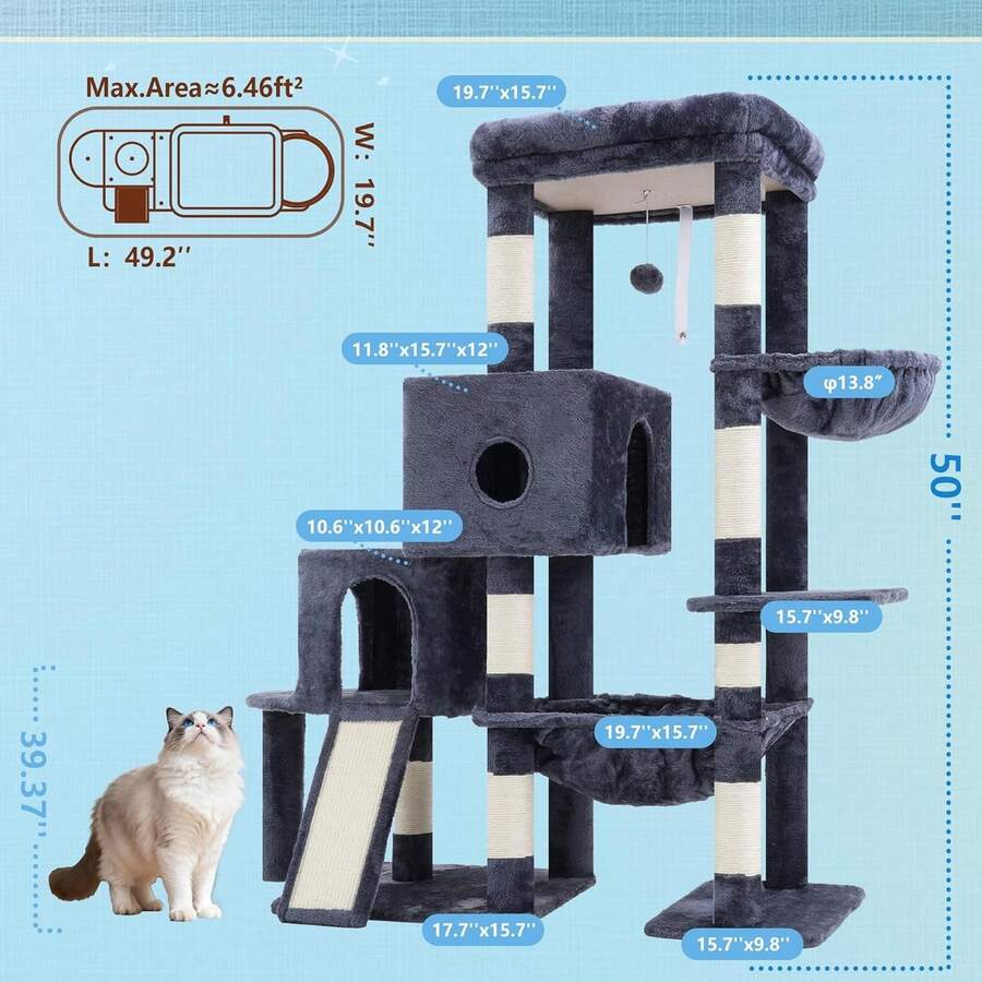 Torre de árbol para gatos