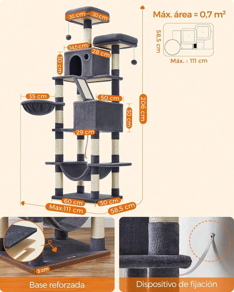 Feandrea Árbol para Gatos