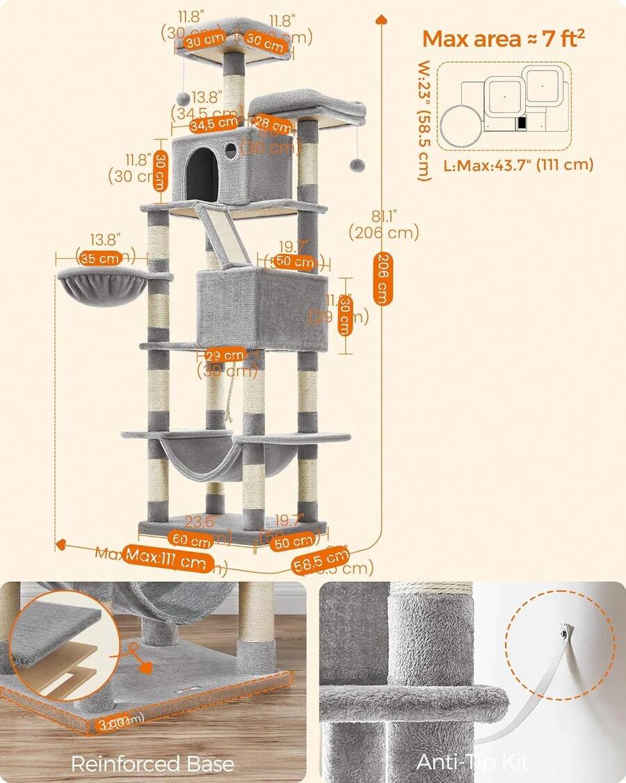 Feandrea Árbol para Gatos