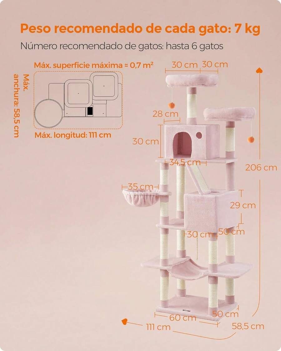 Feandrea Árbol para Gatos