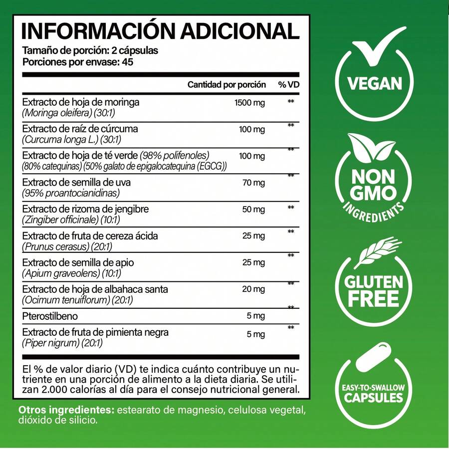 Moringa Fórmula 10 en 1