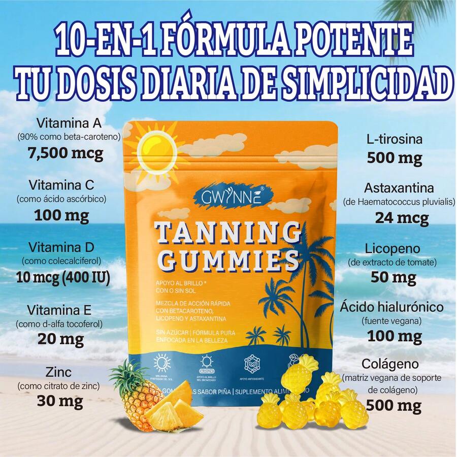 Gomitas Bronceadoras