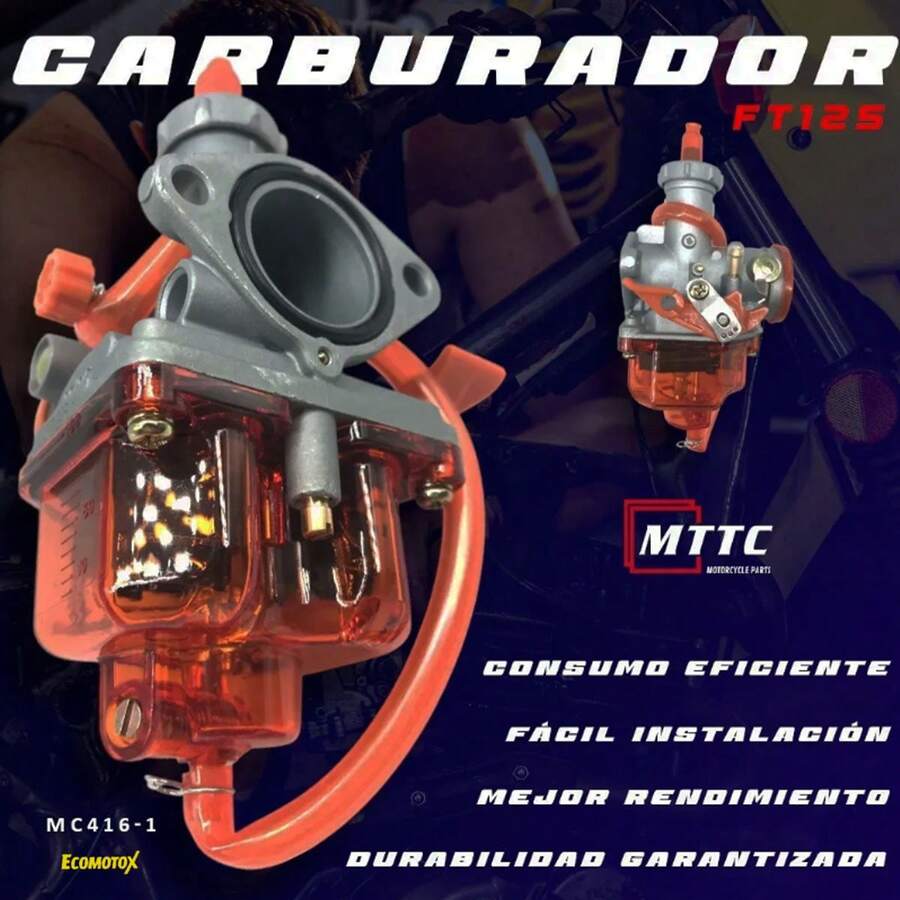 Carburador PZ30 Color Naranja Compatible con DM200 / CrossMax 250 / Rocketman 250