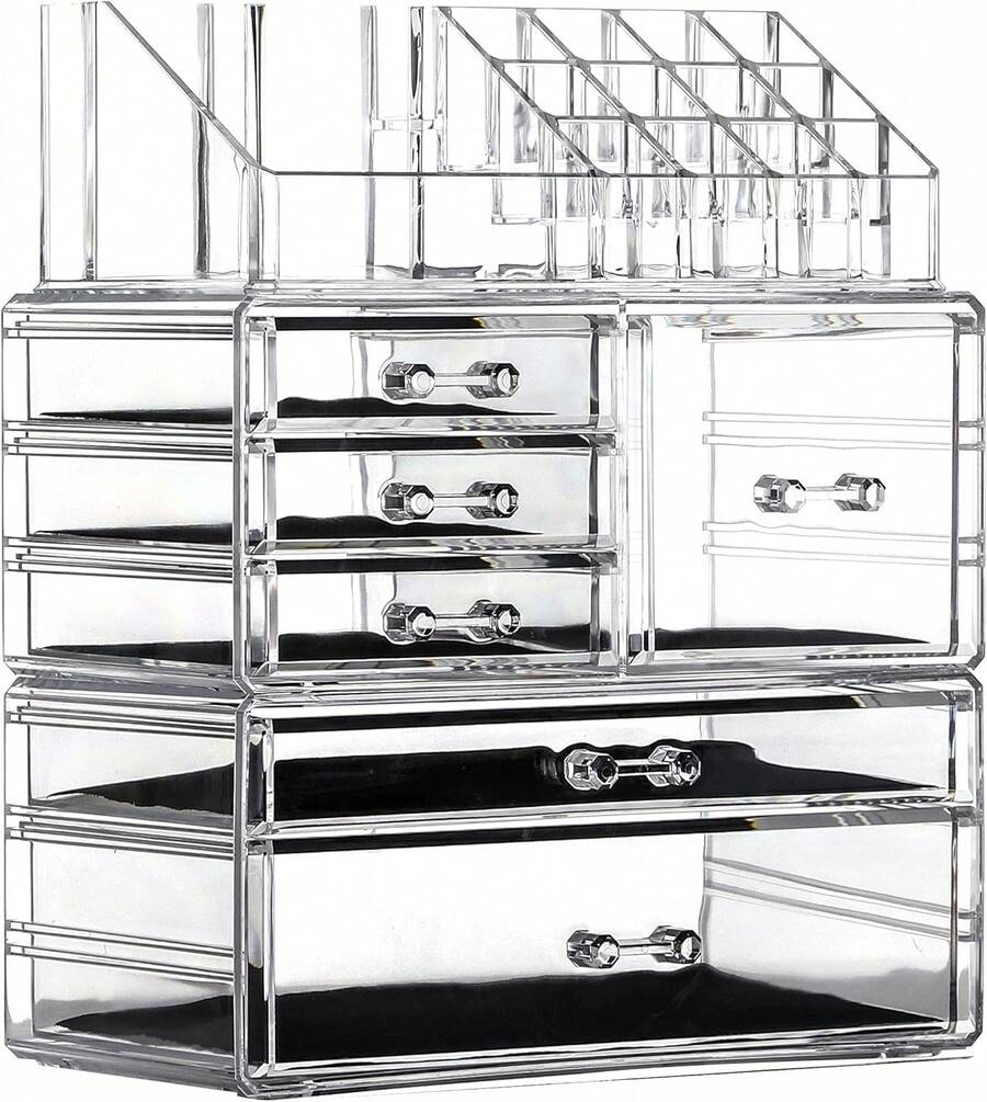Caja organizadora de maquillaje
