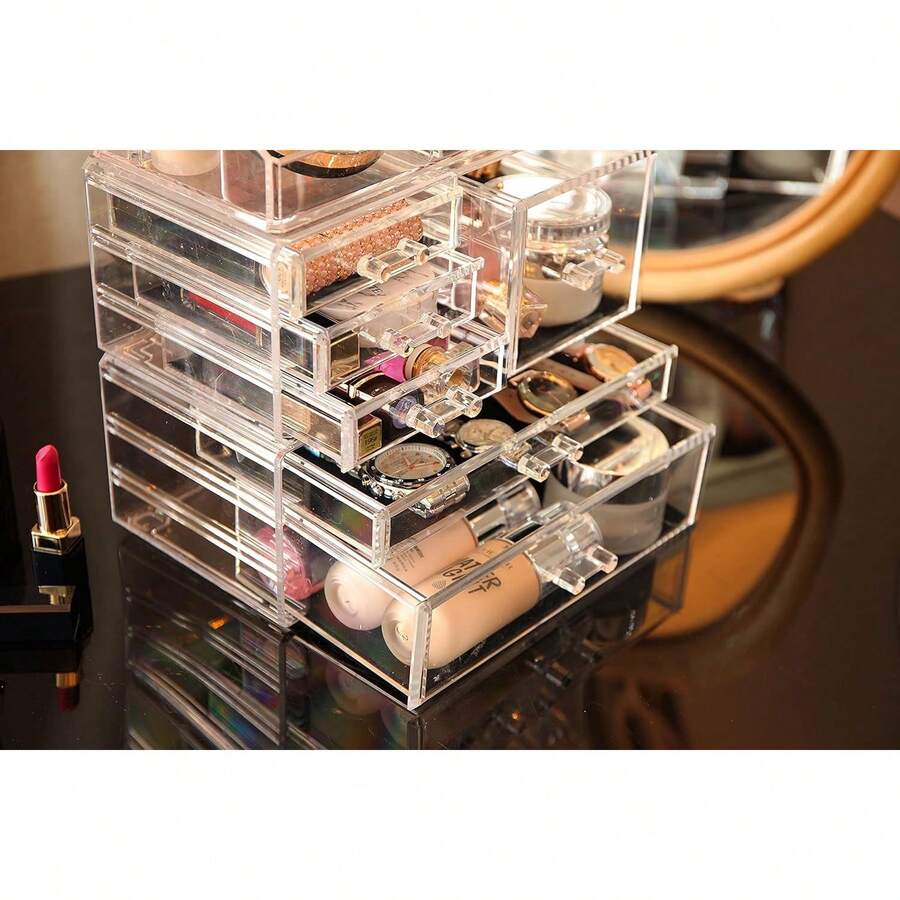 Caja organizadora de maquillaje