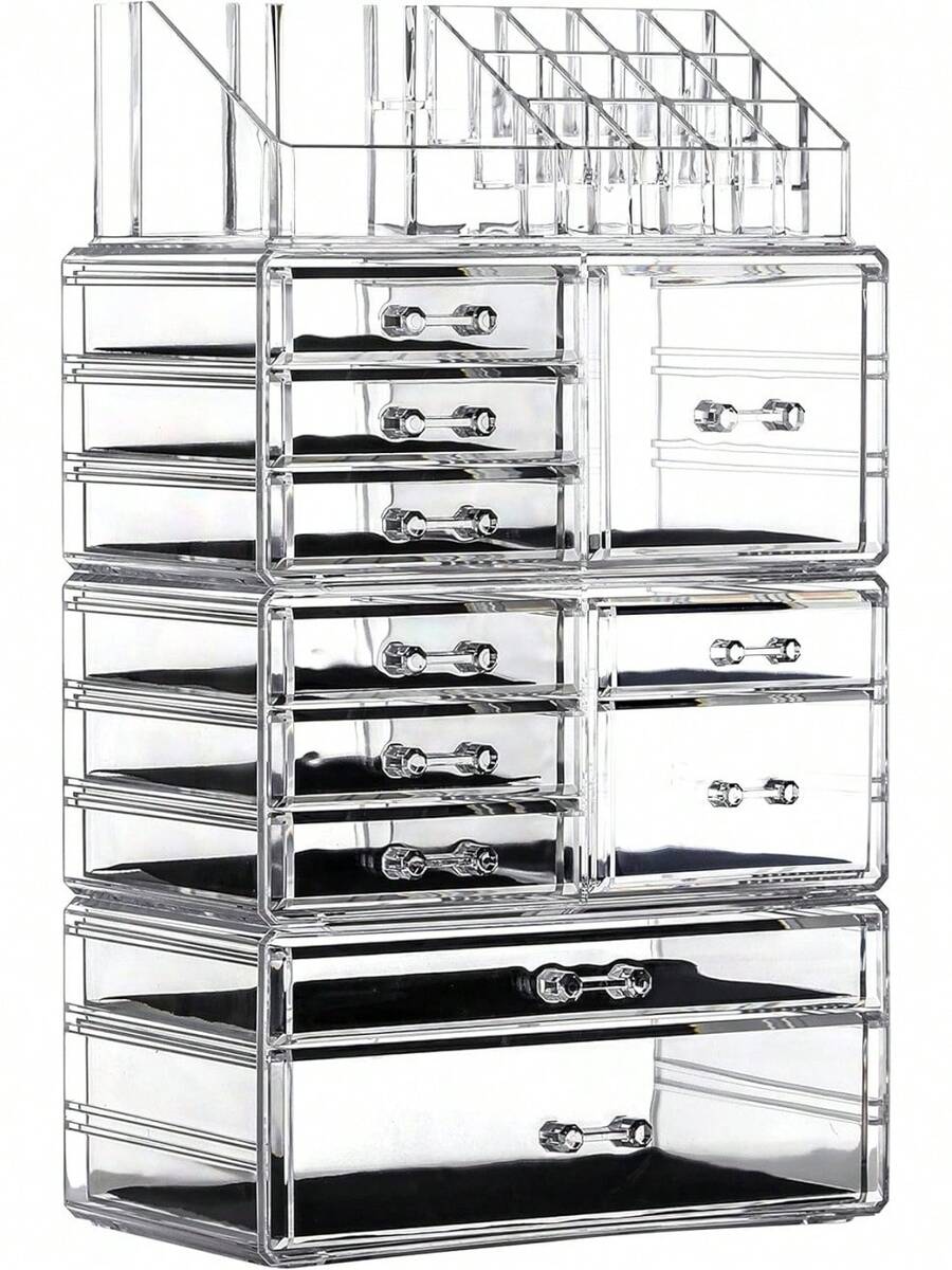 Caja organizadora de maquillaje