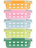 tazas de preparación de comidas