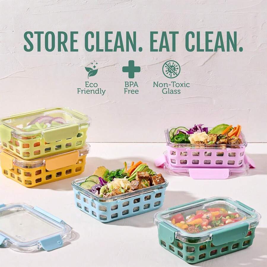 tazas de preparación de comidas