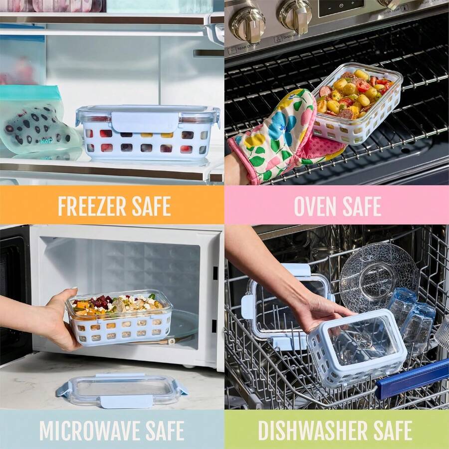 tazas de preparación de comidas