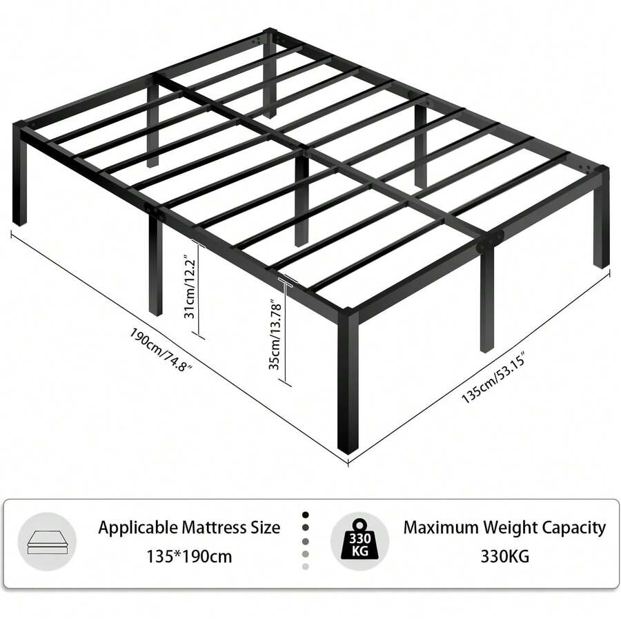 Base Cama Matrimonial de Metal