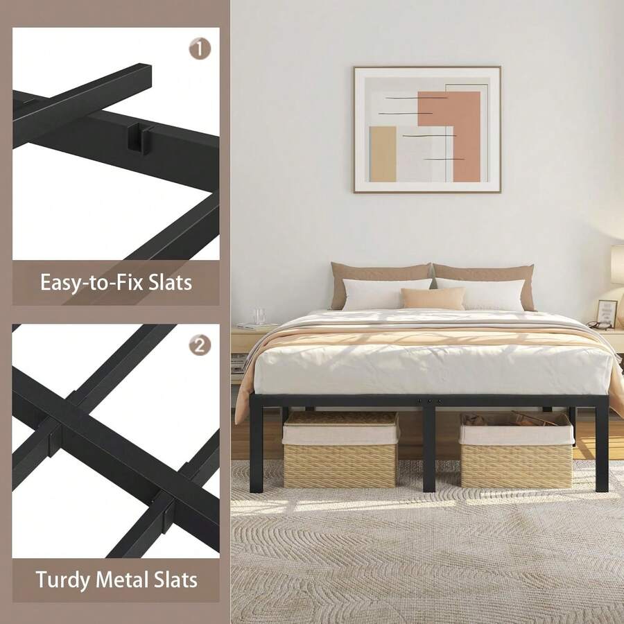 Base Cama Matrimonial de Metal