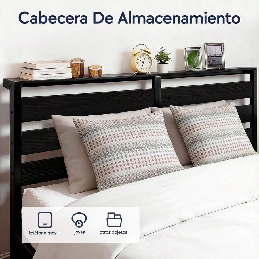 Base Cama Matrimonial Metal