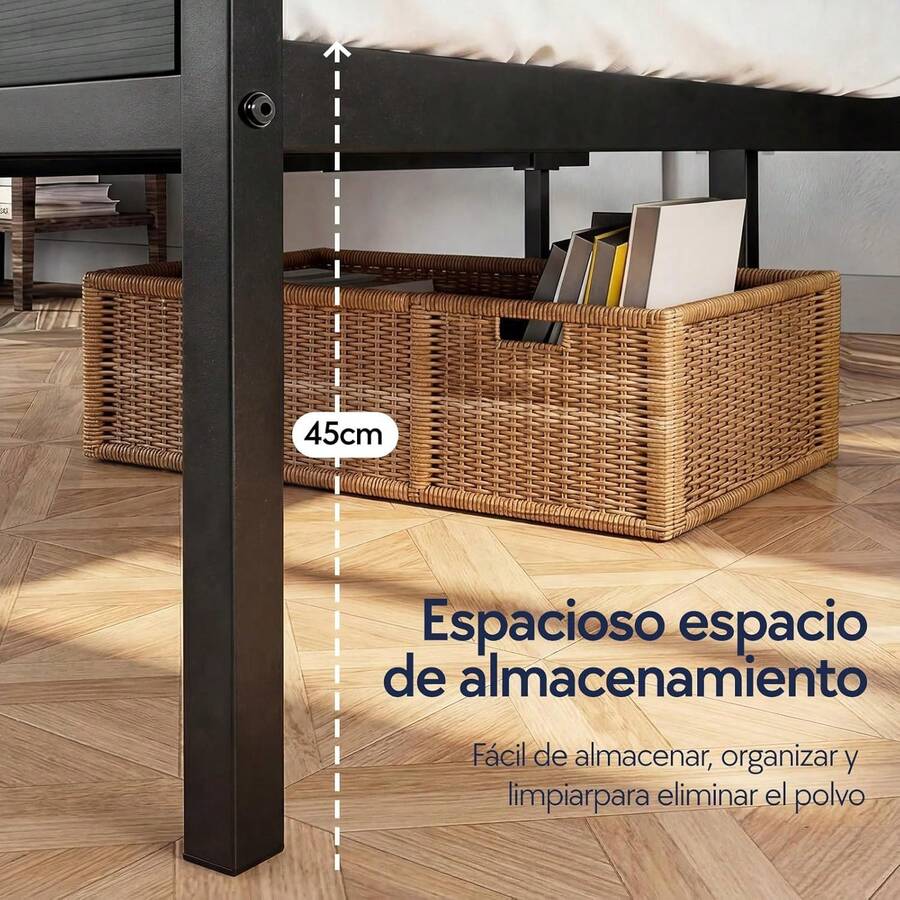 Base Cama Matrimonial Metal