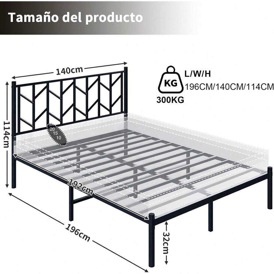 Base Cama Matrimonial