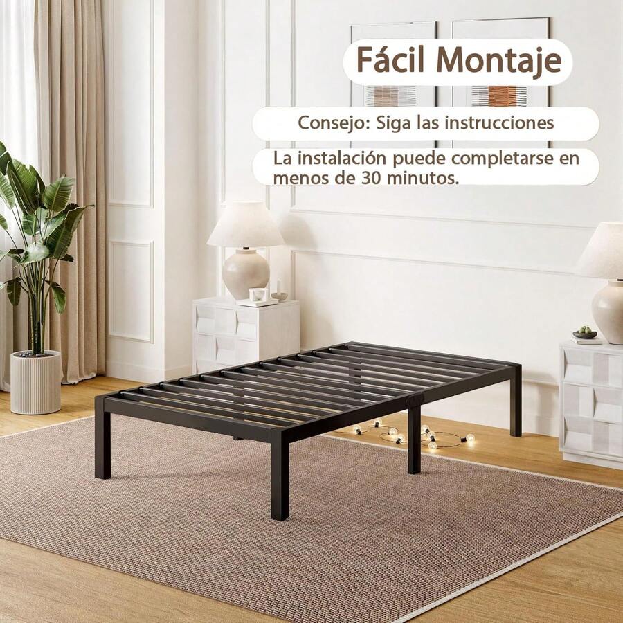 Base Cama Matrimonial de Metal