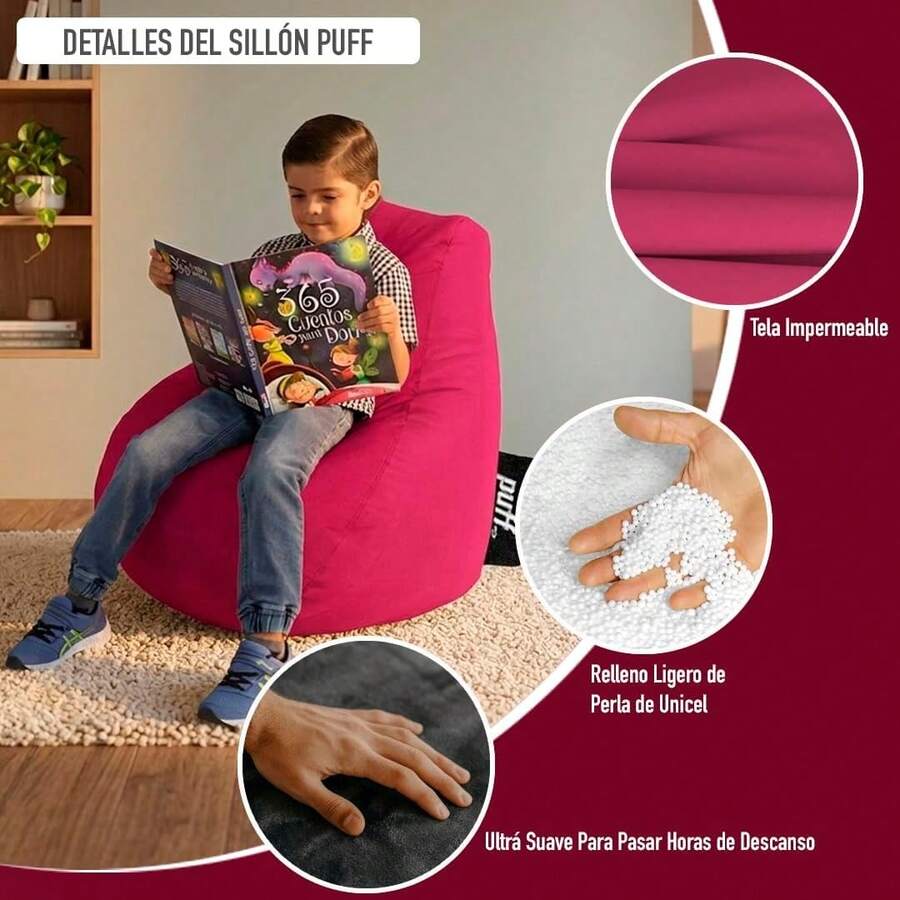 Puff - Sillón Pera Kids