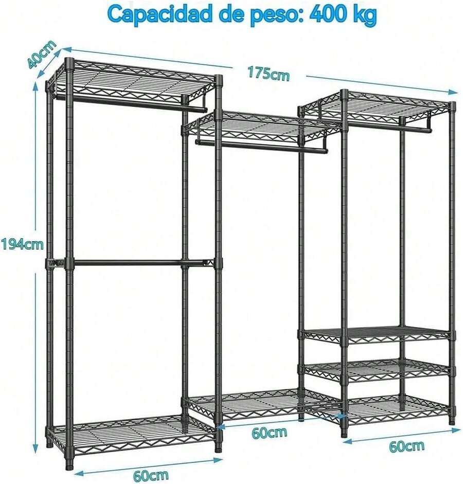 Perchero para Ropa de Metal