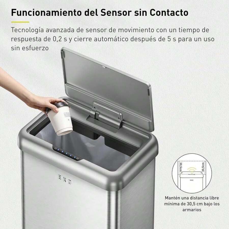 Bote de Basura con Sensor