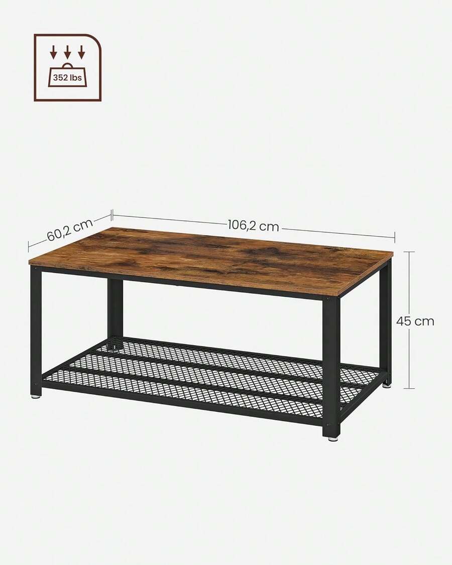 Mesa de Centro de 2 Niveles