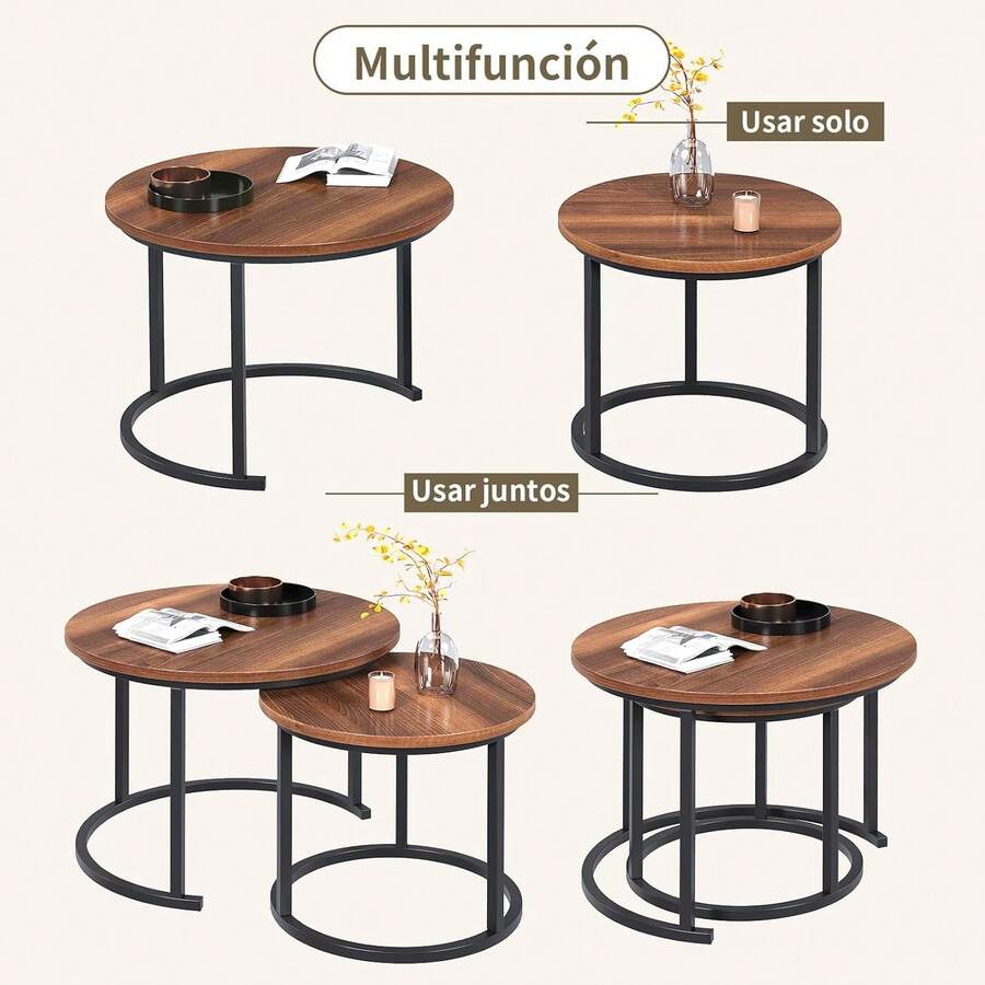2 Mesas de Centro para Sala