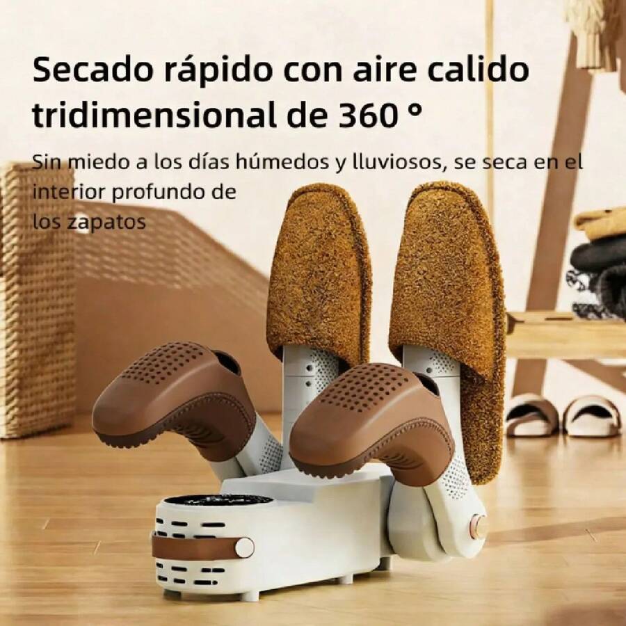 Secador Eléctrico de Zapatos con 4 Tubos