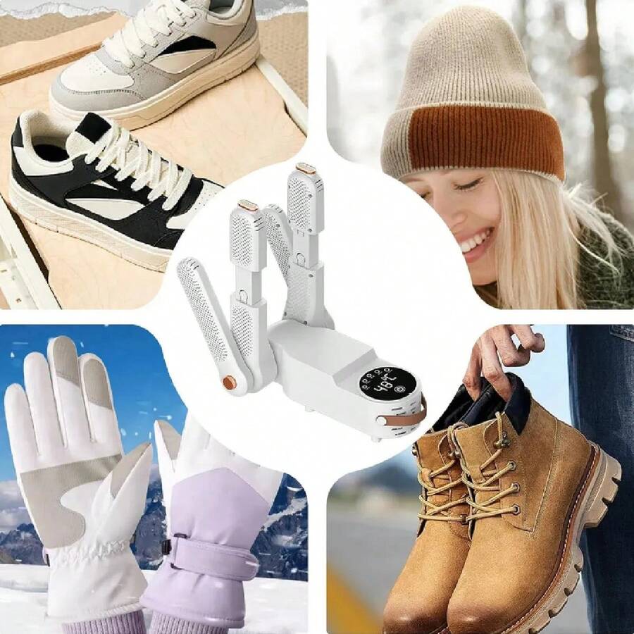 Secador Eléctrico de Zapatos con 4 Tubos