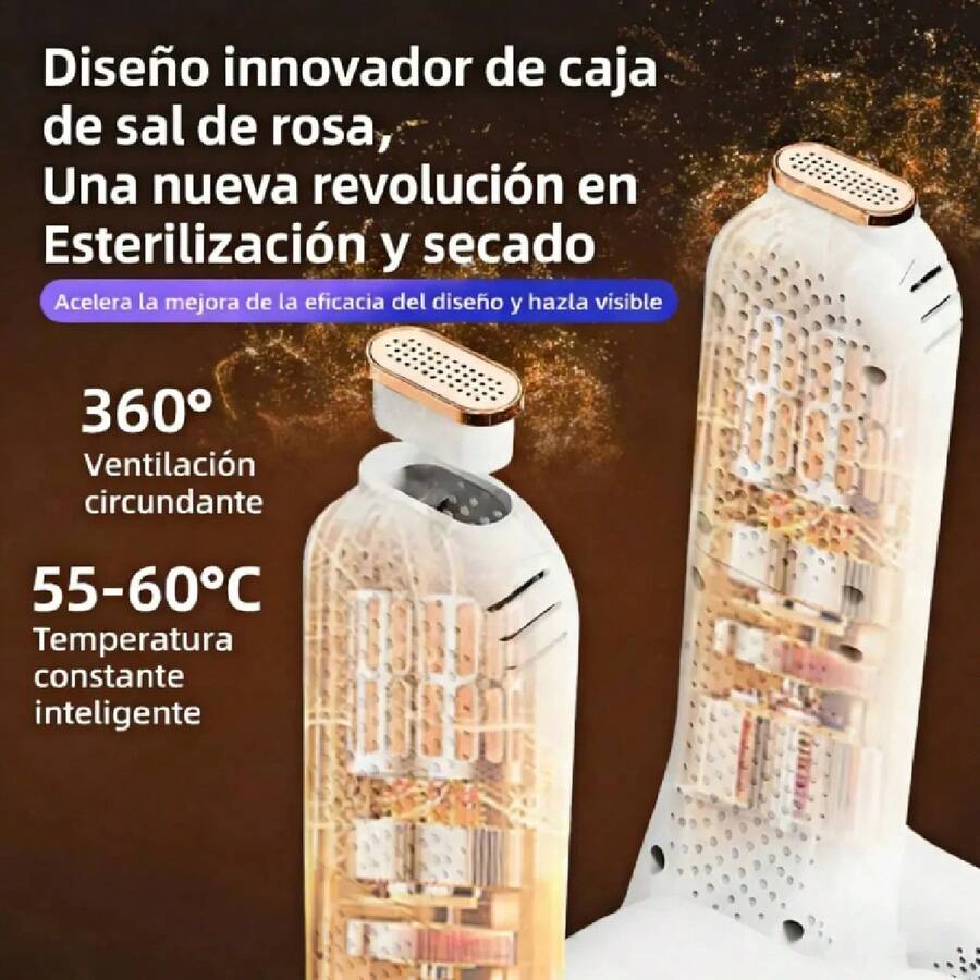 Secador Eléctrico de Zapatos con 4 Tubos