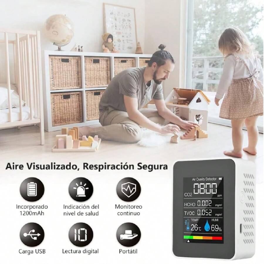 5 en 1 Monitor de calidad