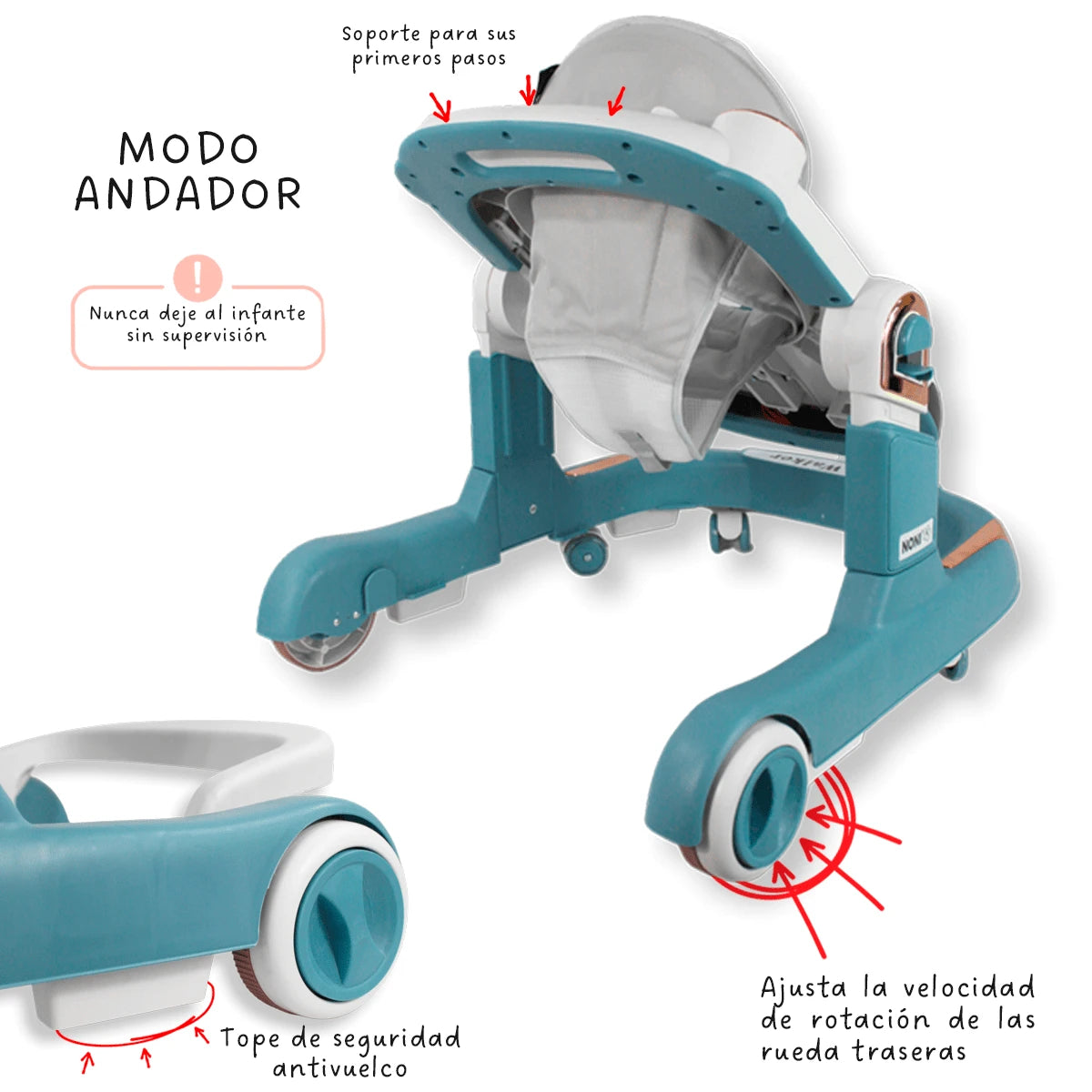 Andadera Caminador Vintage