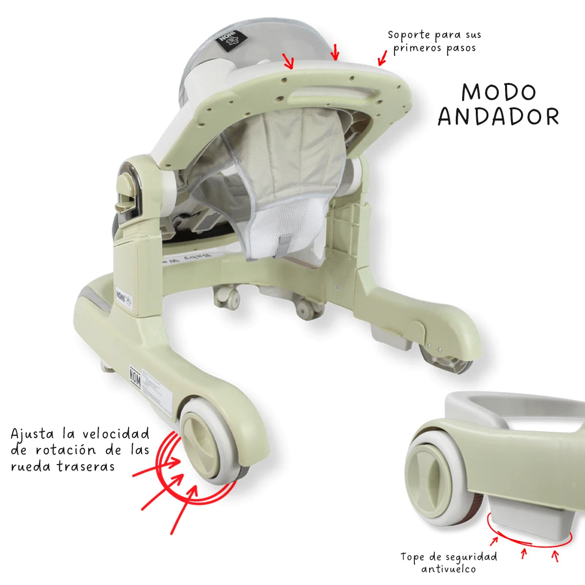 Andadera Caminador Vintage