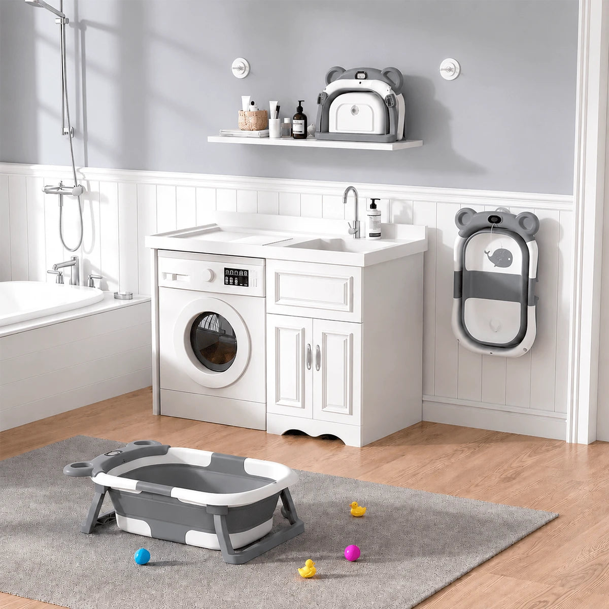 TINA DE BAÑO MODERNA PLEGABLE