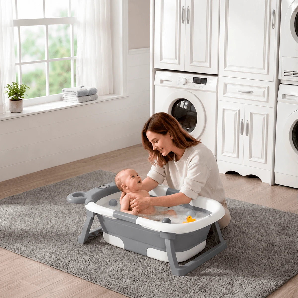 TINA DE BAÑO MODERNA PLEGABLE