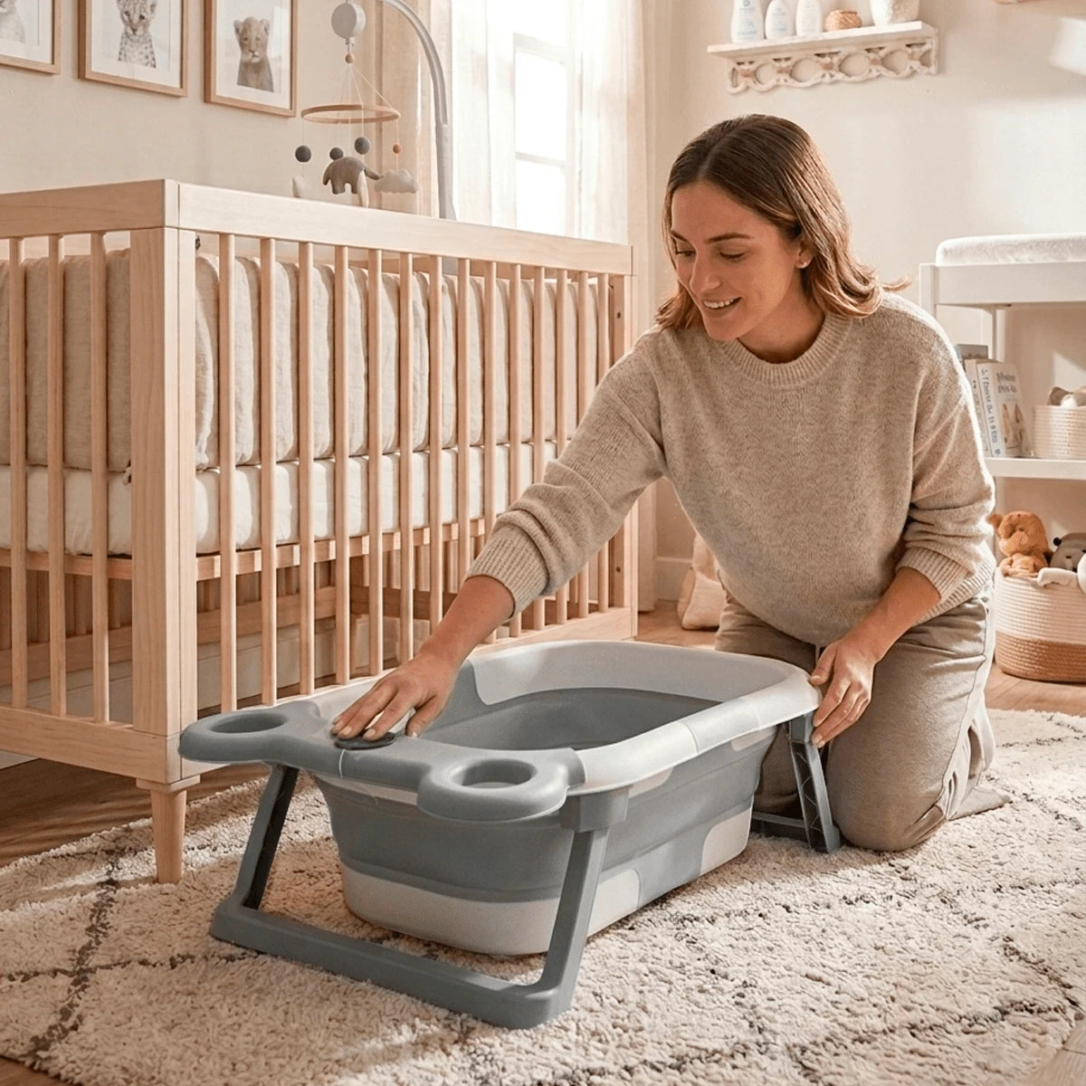 TINA DE BAÑO MODERNA PLEGABLE