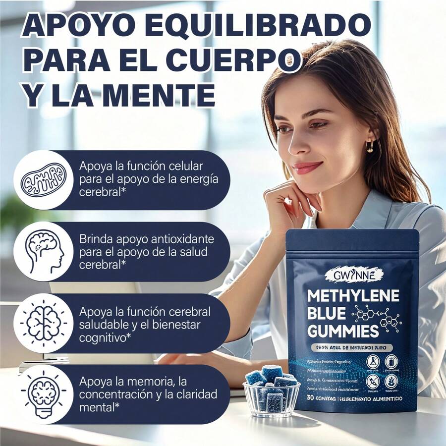 Gomitas Azul de Metileno