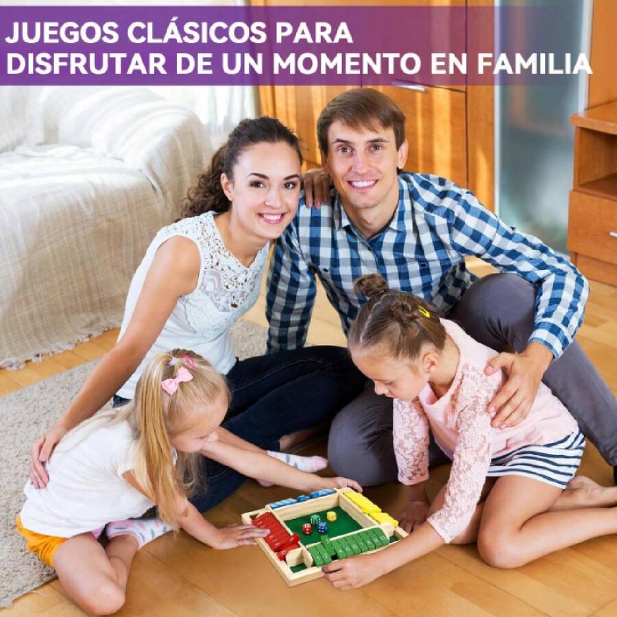 Juego De Dados De 1 a 4