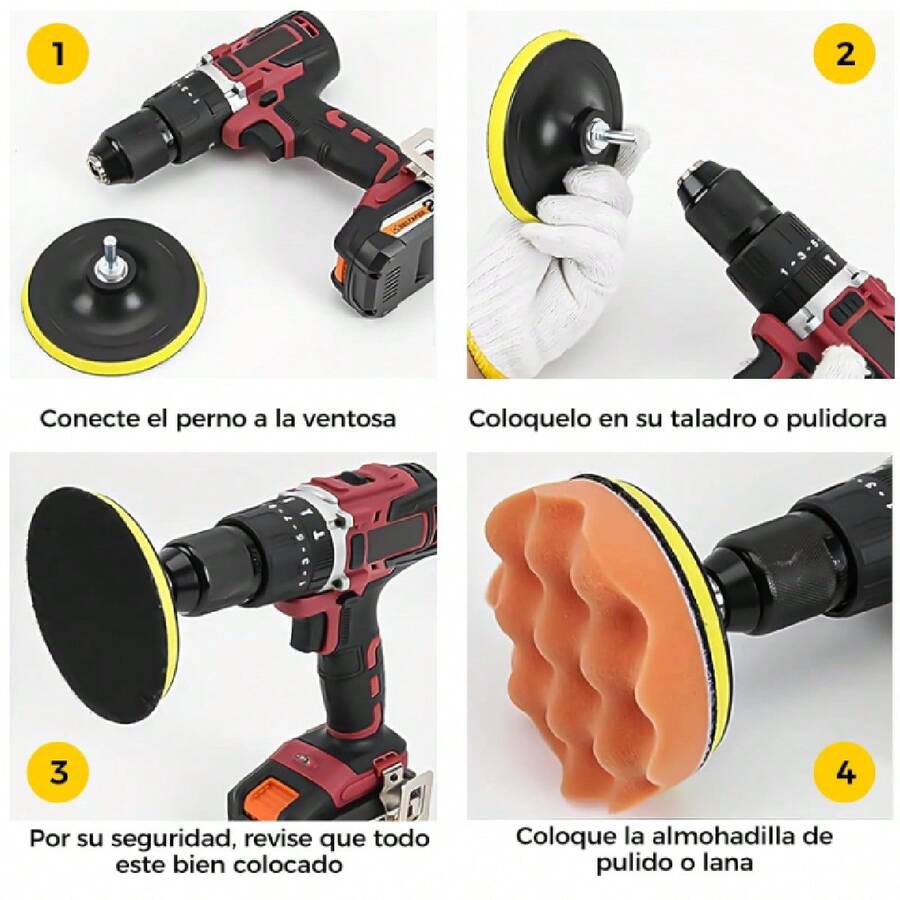 Almohadillas Pulidora Kit