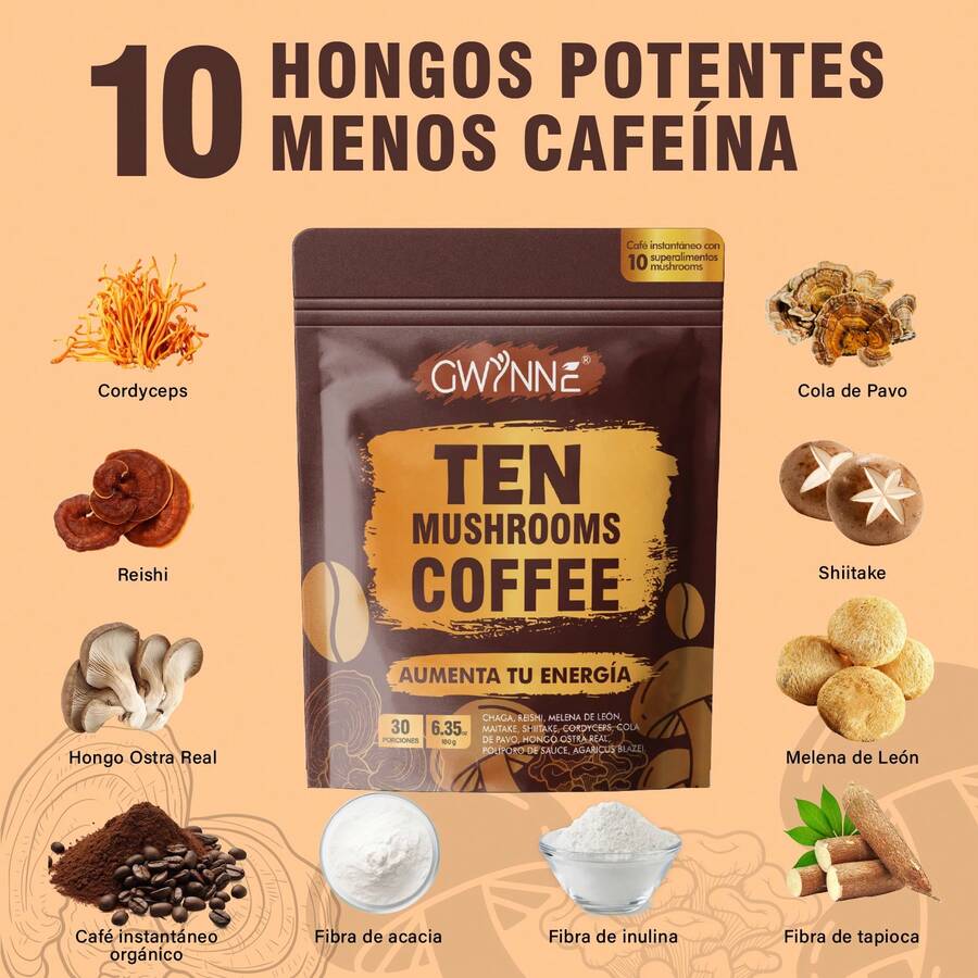 Café de 10 Hongos
