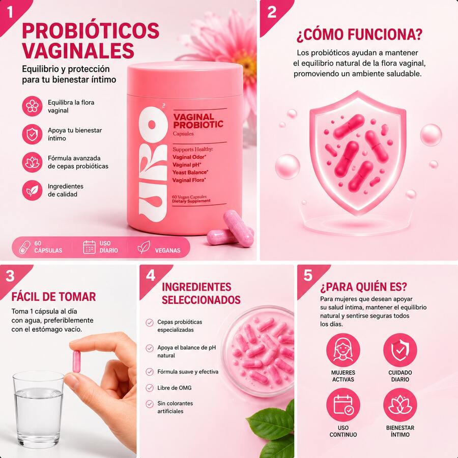 Probióticos Vaginales Grado Alimenticio