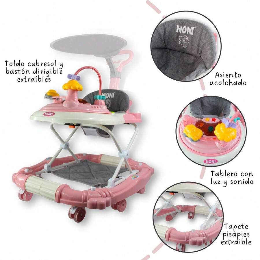Andadera Mecedora 3 en 1