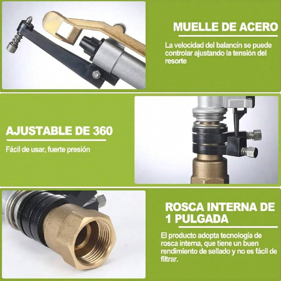 Aspersores de Riego Agrícola de Gran Rendimiento