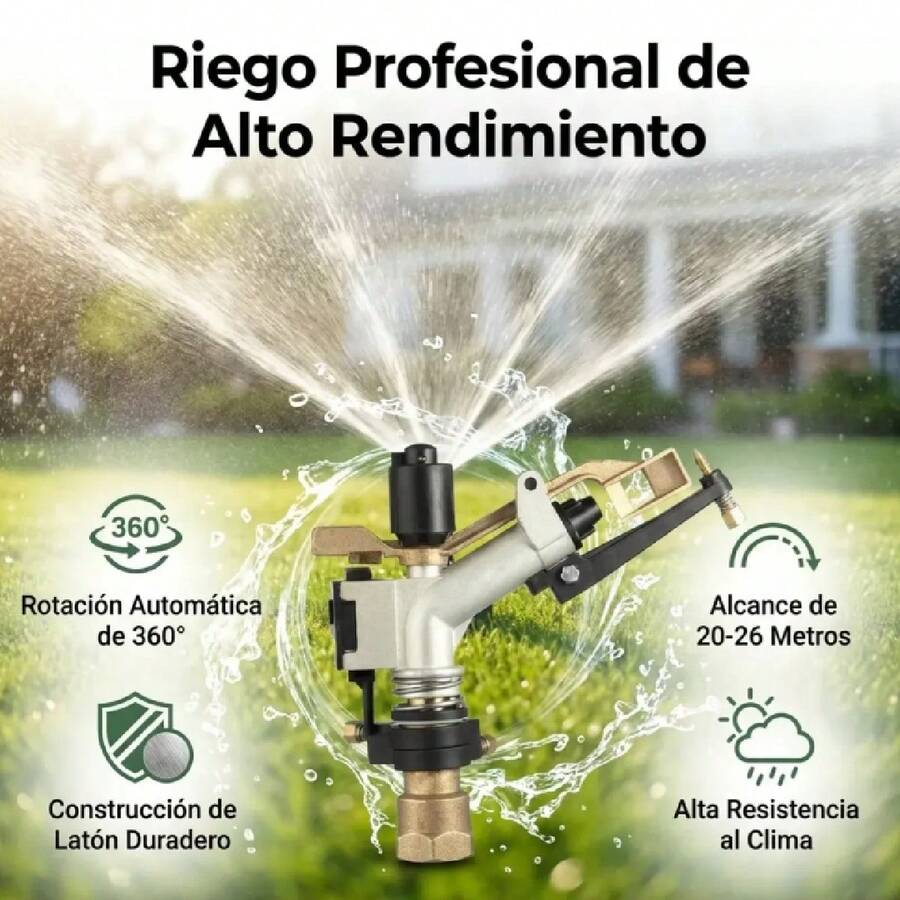 Aspersores de Riego Agrícola de Gran Rendimiento