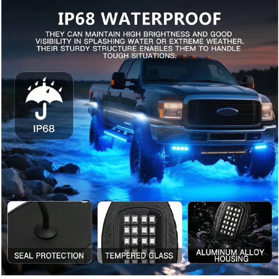 8 Pods Kit de Luces LED
